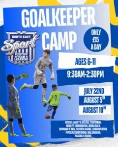 Goalkeeper training Sunderland