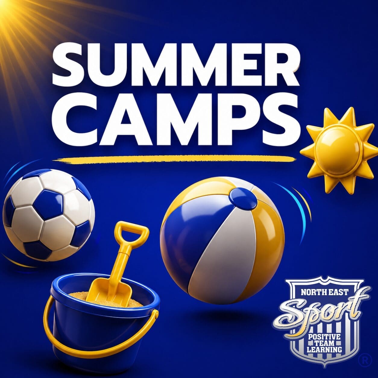 North East Sport summer camps for kids - Beach Camp and Football Camp now booking